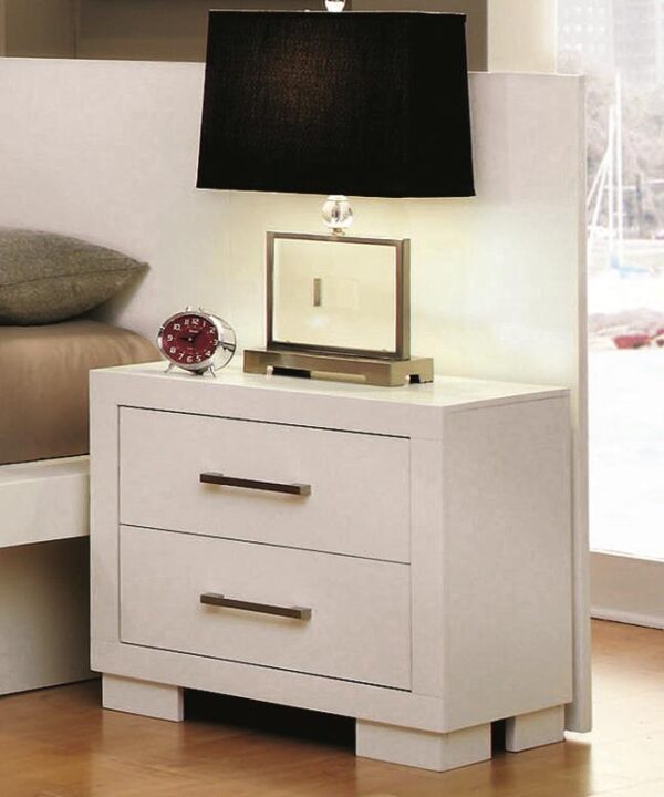 Jessica Nightstand Panels White (Set of 2) - Luxe Home Furnishings (Jersey City, NJ)