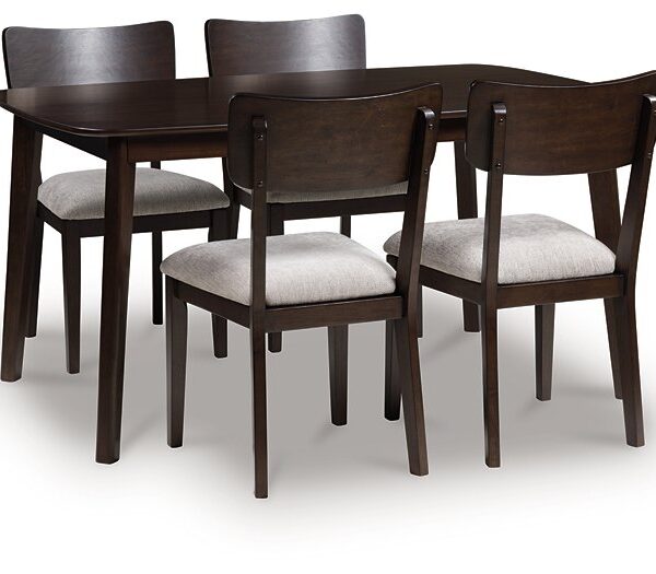Mallenette Dining Table and 4 Chairs (Set of 5)