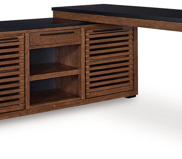 Kallari Credenza with Desk Return