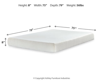 Chime 8 Inch Memory Foam Mattress in a Box - Luxe Home Furnishings (Jersey City, NJ)