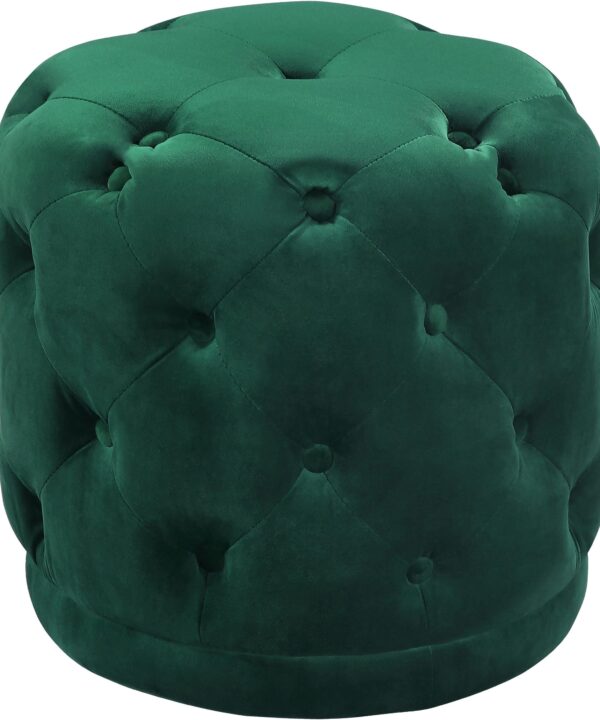 Harper Green Velvet Ottoman/Stool