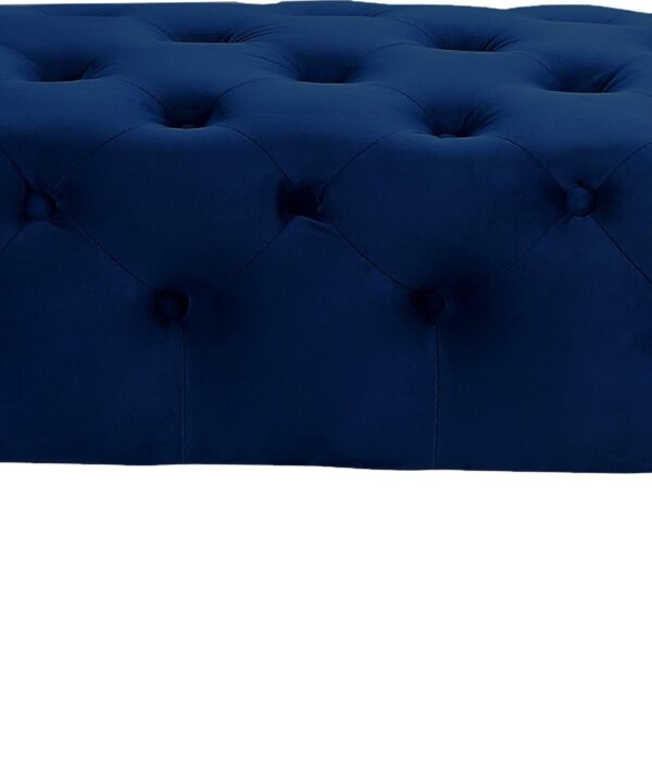 Amara Navy Velvet Bench