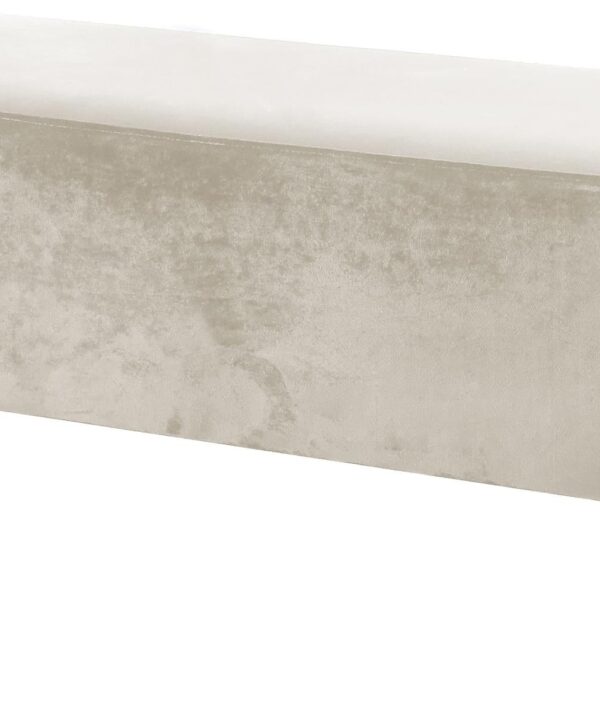 Isla Cream Velvet Bench