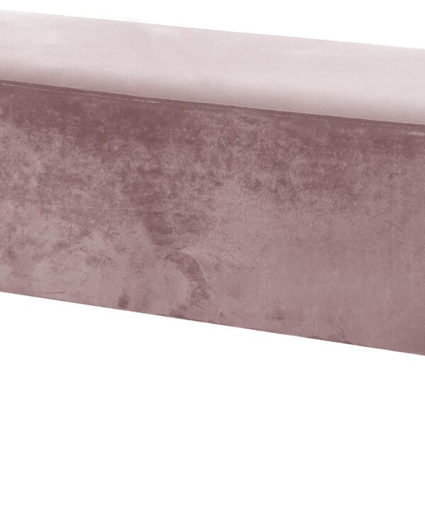 Isla Pink Velvet Bench