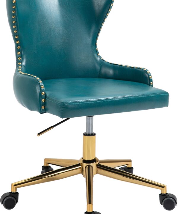 Hendrix Blue Faux Leather Office Chair