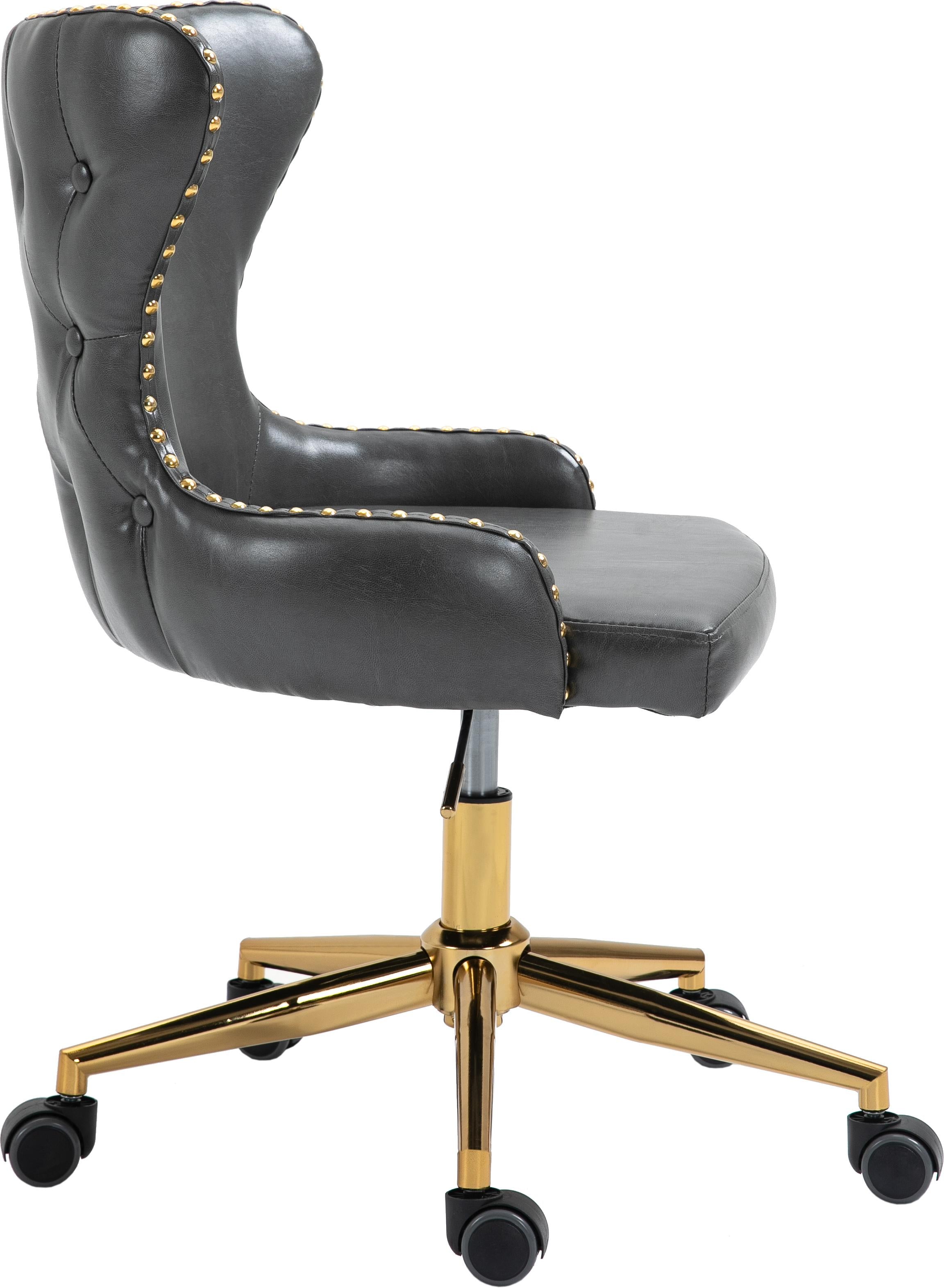 Hendrix Grey Faux Leather Office Chair - Image 4