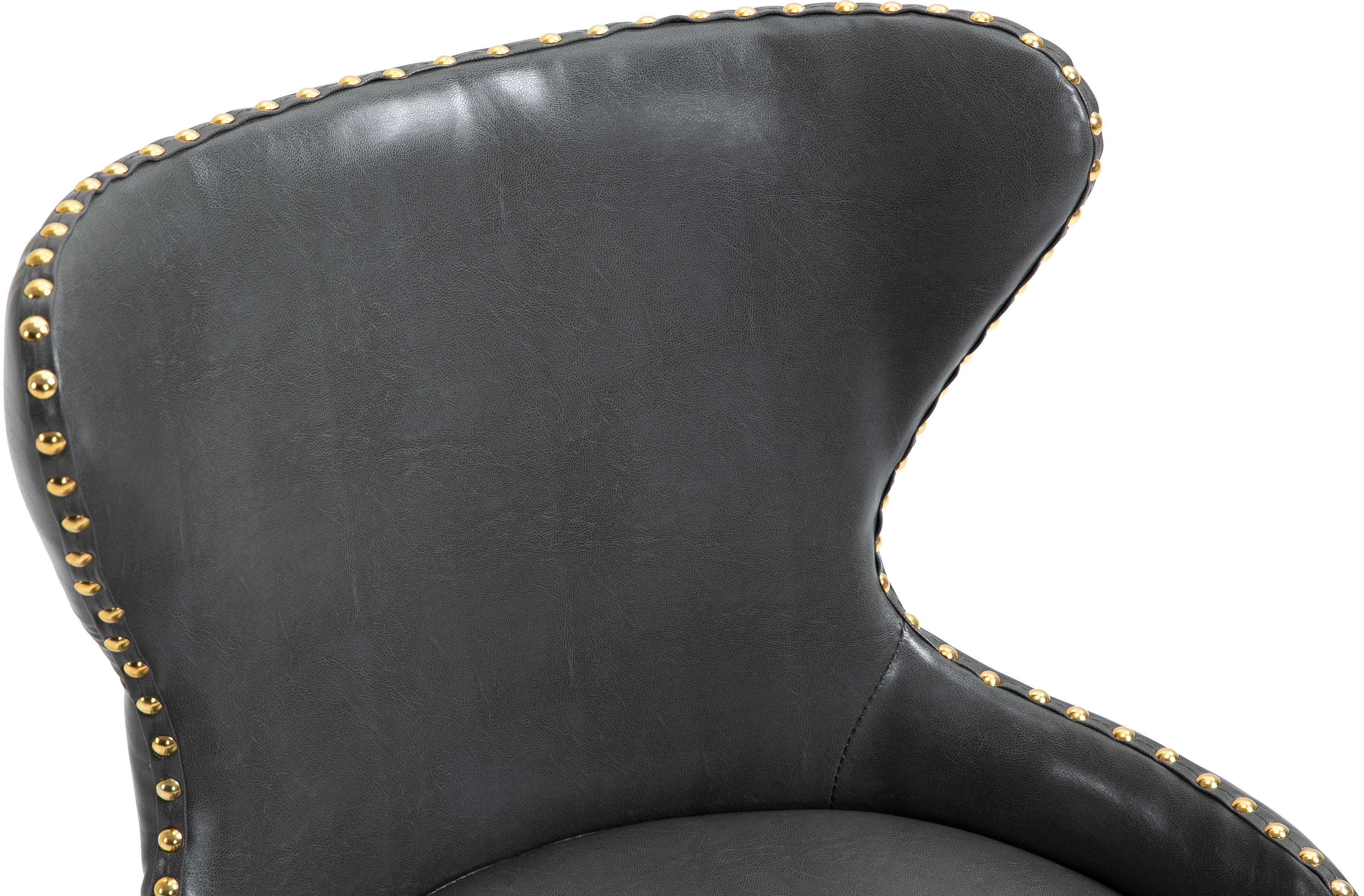 Hendrix Grey Faux Leather Office Chair - Image 6