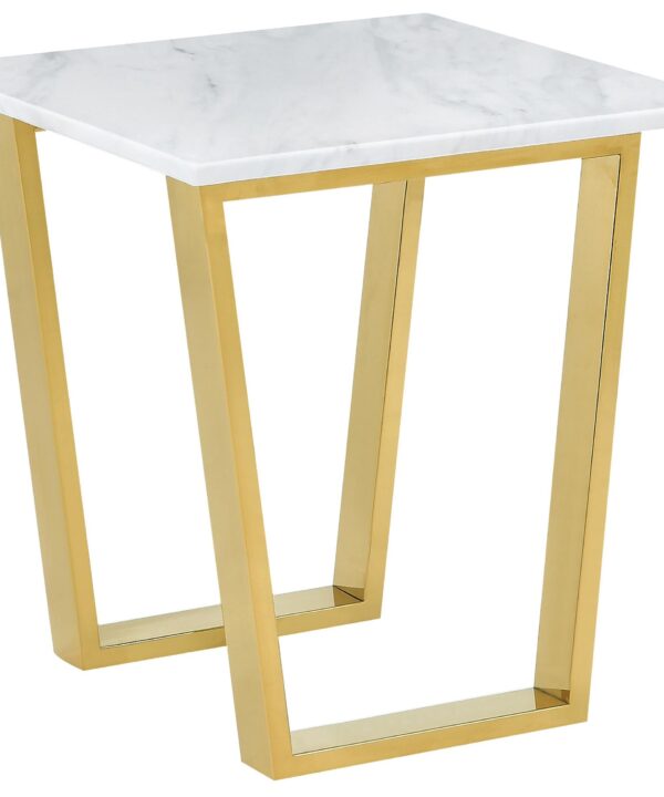 Cameron Gold End Table
