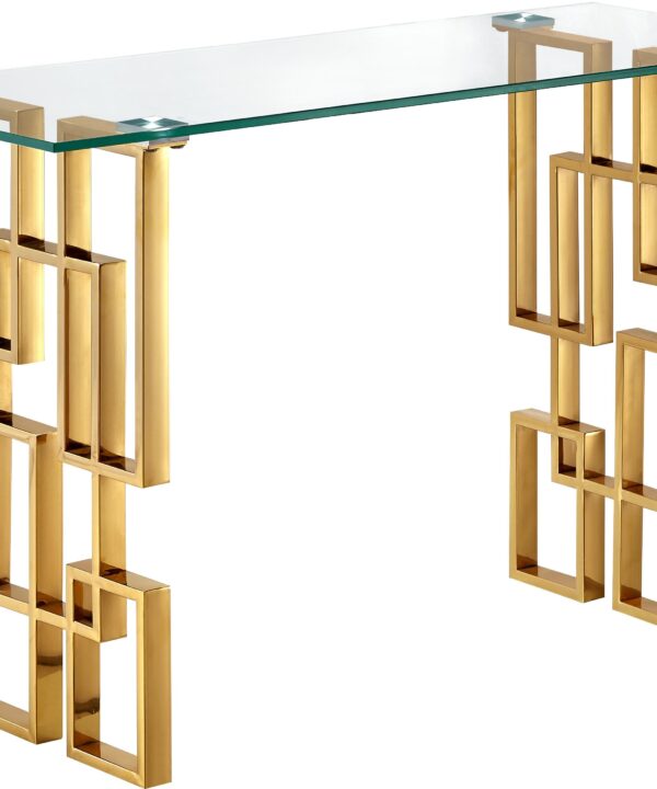 Pierre Gold Console Table
