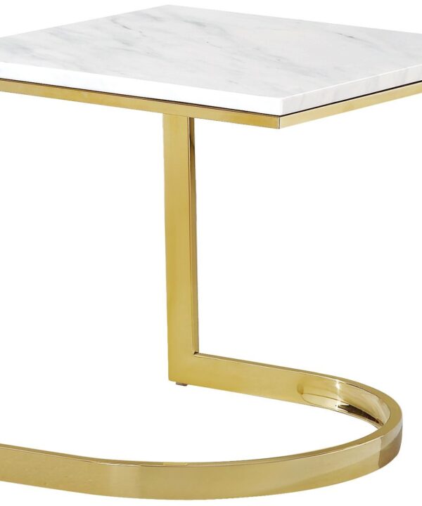 London Gold End Table