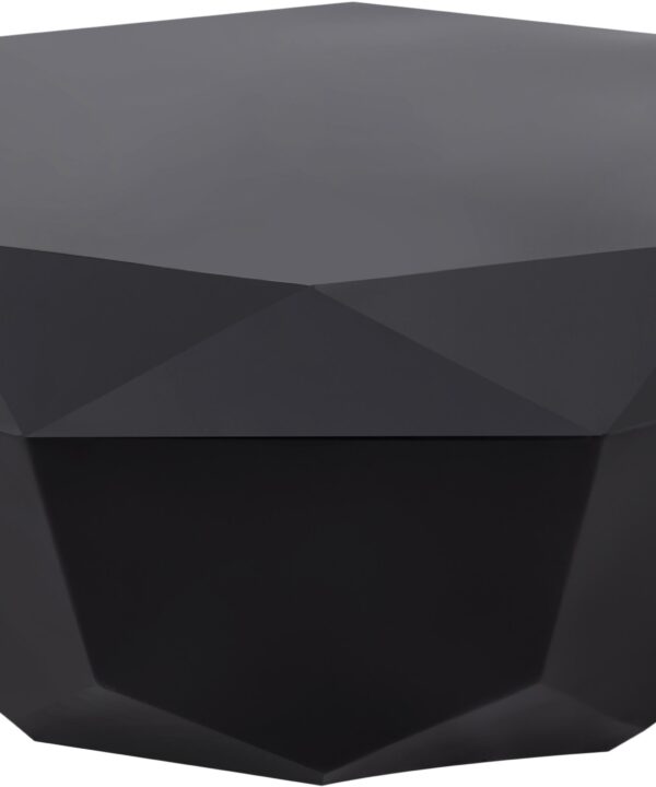 Gemma Matte Black Coffee Table