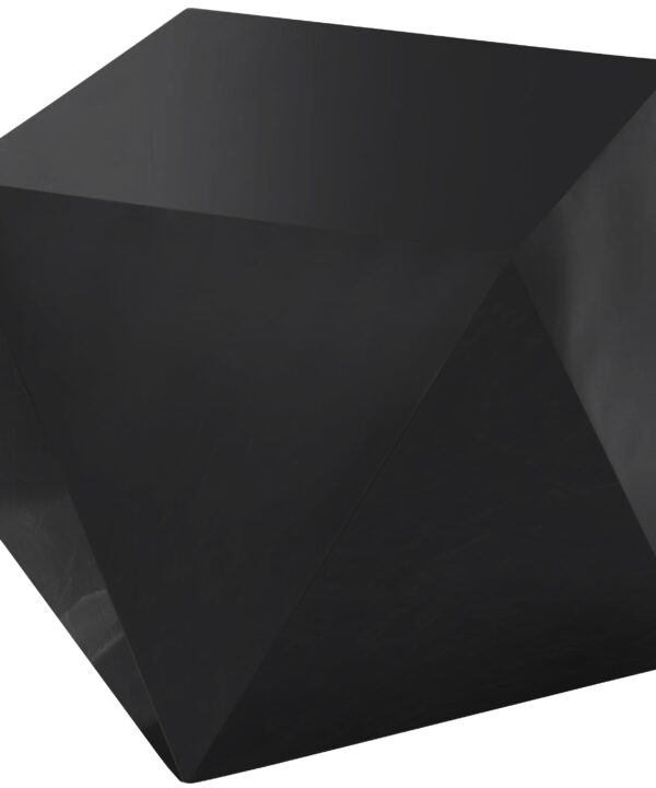 Gemma Matte Black End Table