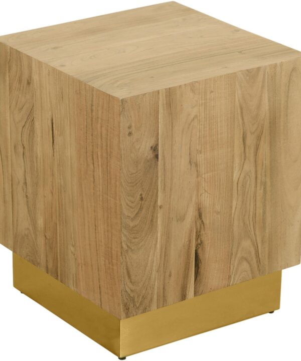 Acacia Gold End Table - Luxe Home Furnishings (Jersey City, NJ)