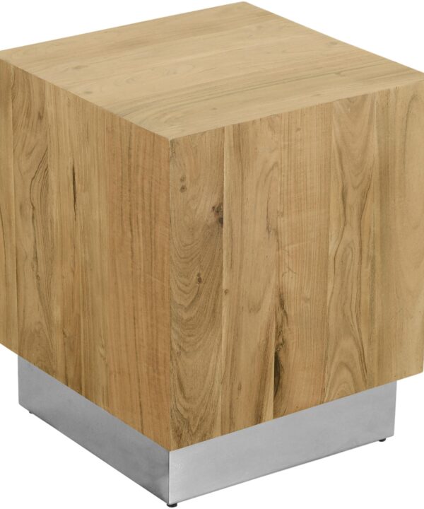 Acacia Chrome End Table - Luxe Home Furnishings (Jersey City, NJ)