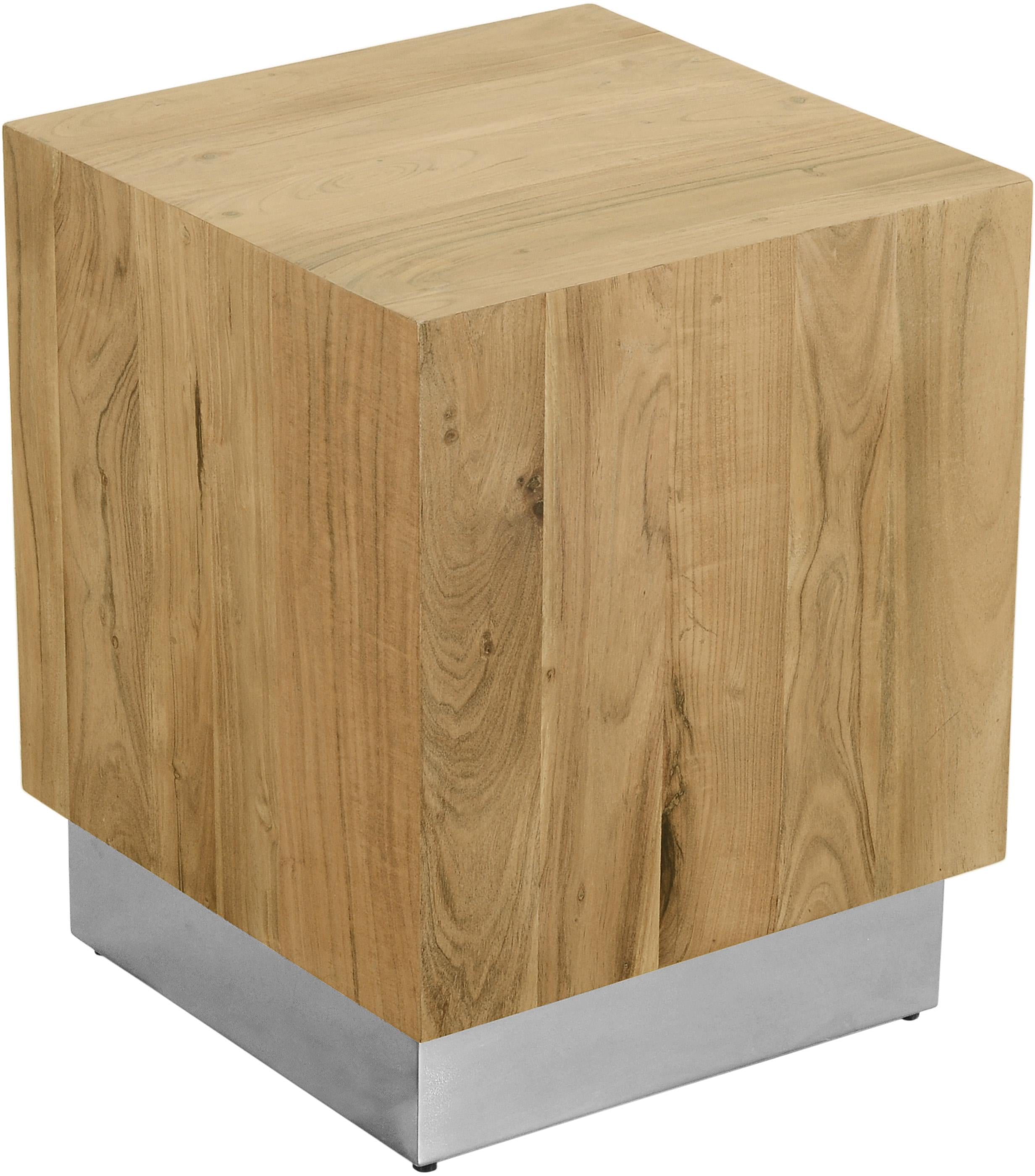 Acacia Chrome End Table - Luxe Home Furnishings (Jersey City, NJ)