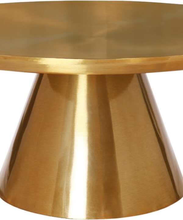 Martini Brushed Gold Coffee Table - Luxe Home Furnishings (Jersey City, NJ)