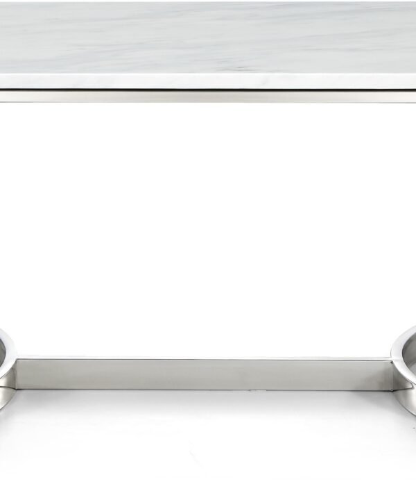 Copley Chrome Coffee Table - Luxe Home Furnishings (Jersey City, NJ)