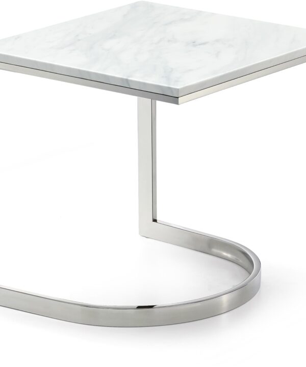 Copley Chrome End Table - Luxe Home Furnishings (Jersey City, NJ)