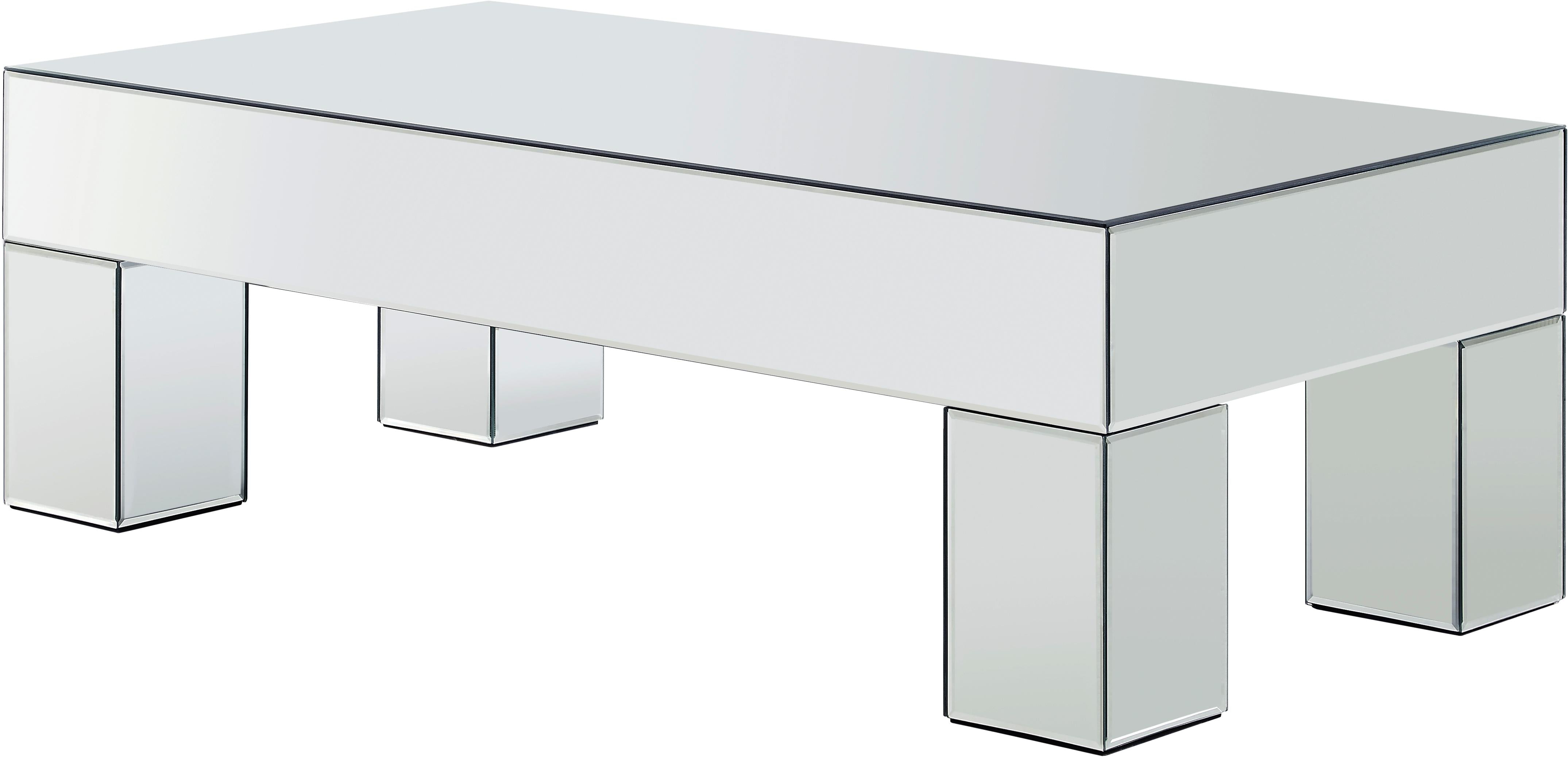 Lainy Mirrored Coffee Table - Luxe Home Furnishings (Jersey City, NJ)