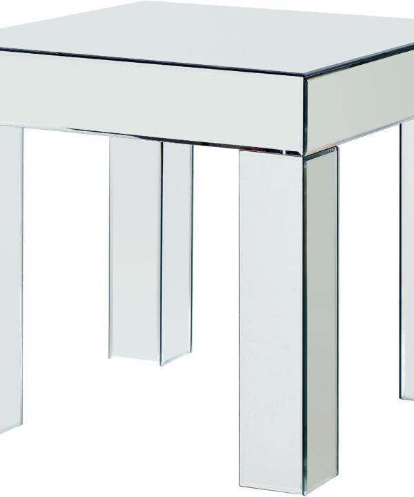 Lainy Mirrored End Table - Luxe Home Furnishings (Jersey City, NJ)