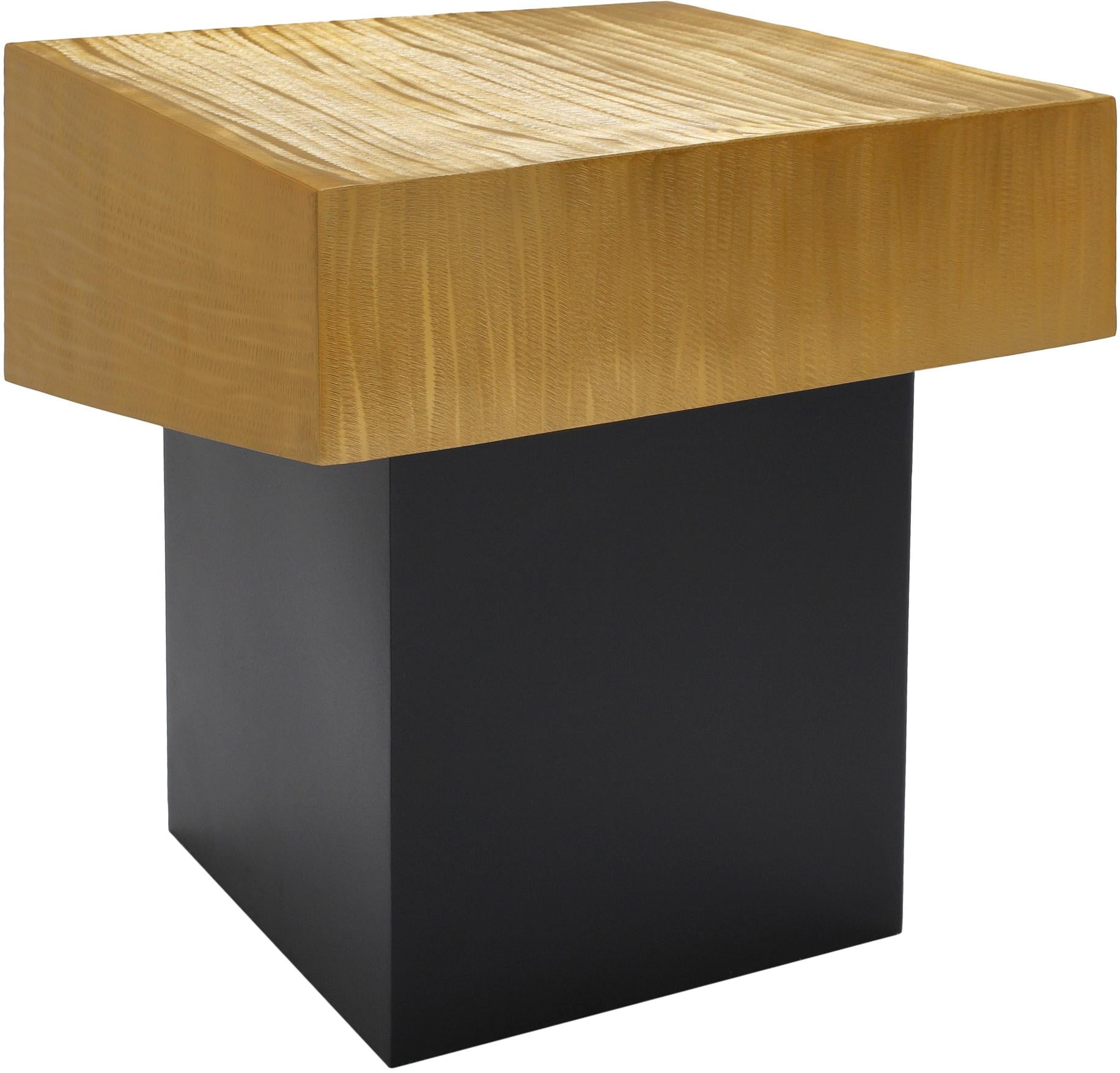 Palladium Gold End Table - Luxe Home Furnishings (Jersey City, NJ)