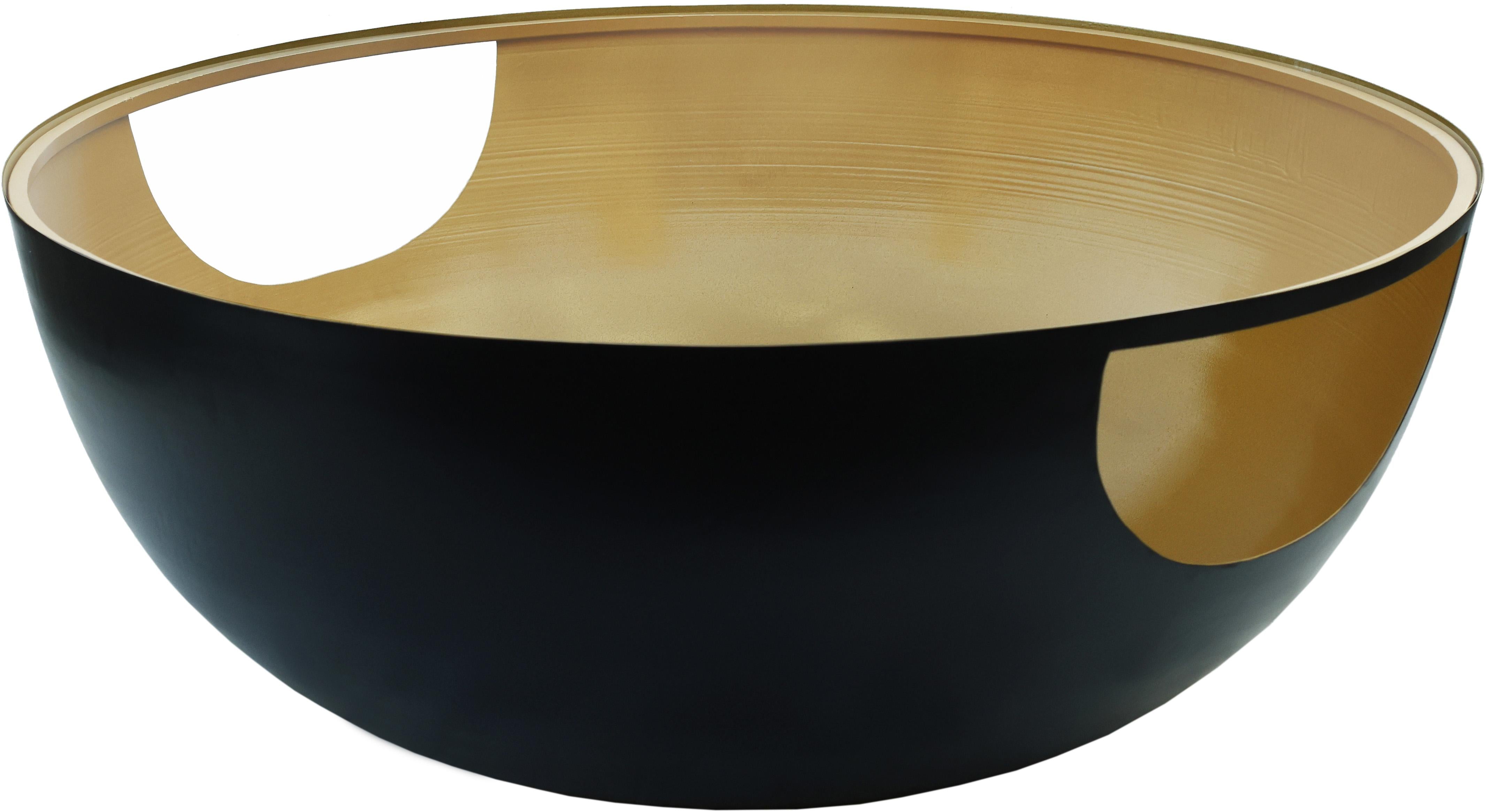 Doma Black / Gold Coffee Table - Luxe Home Furnishings (Jersey City, NJ)
