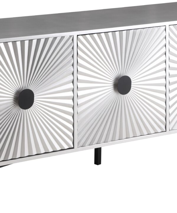 Glitz Antique Silver Sideboard/Buffet - Luxe Home Furnishings (Jersey City, NJ)