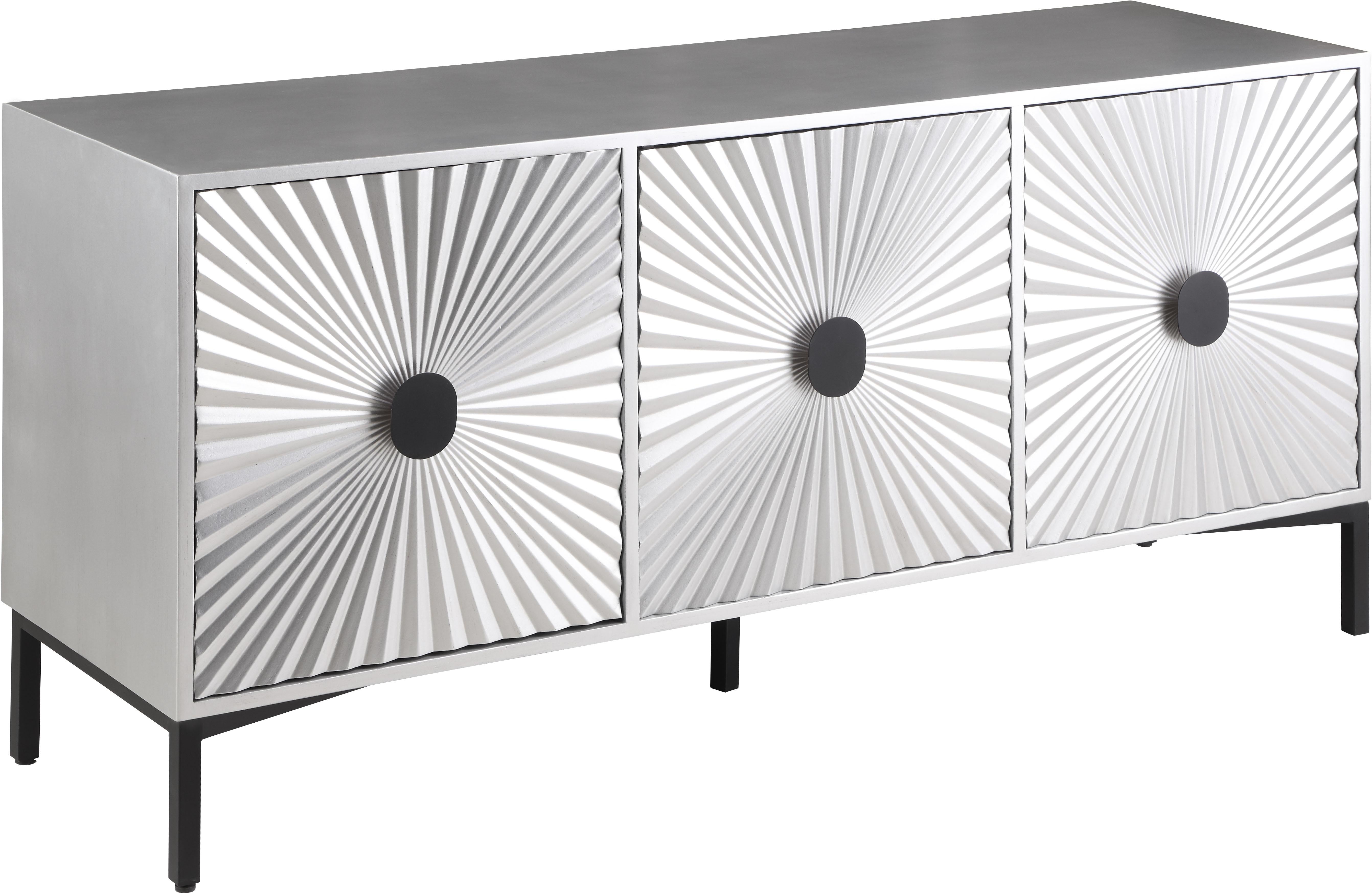 Glitz Antique Silver Sideboard/Buffet - Luxe Home Furnishings (Jersey City, NJ)