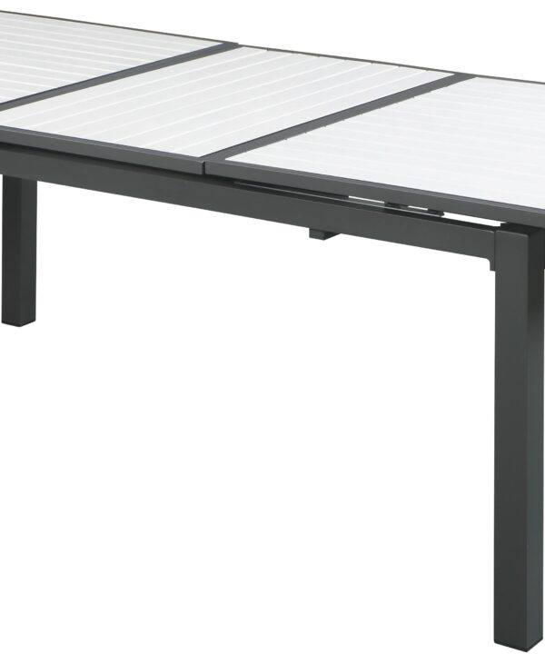 Nizuc White manufactured wood Outdoor Patio Aluminum Dining Table - Luxe Home Furnishings (Jersey City, NJ)