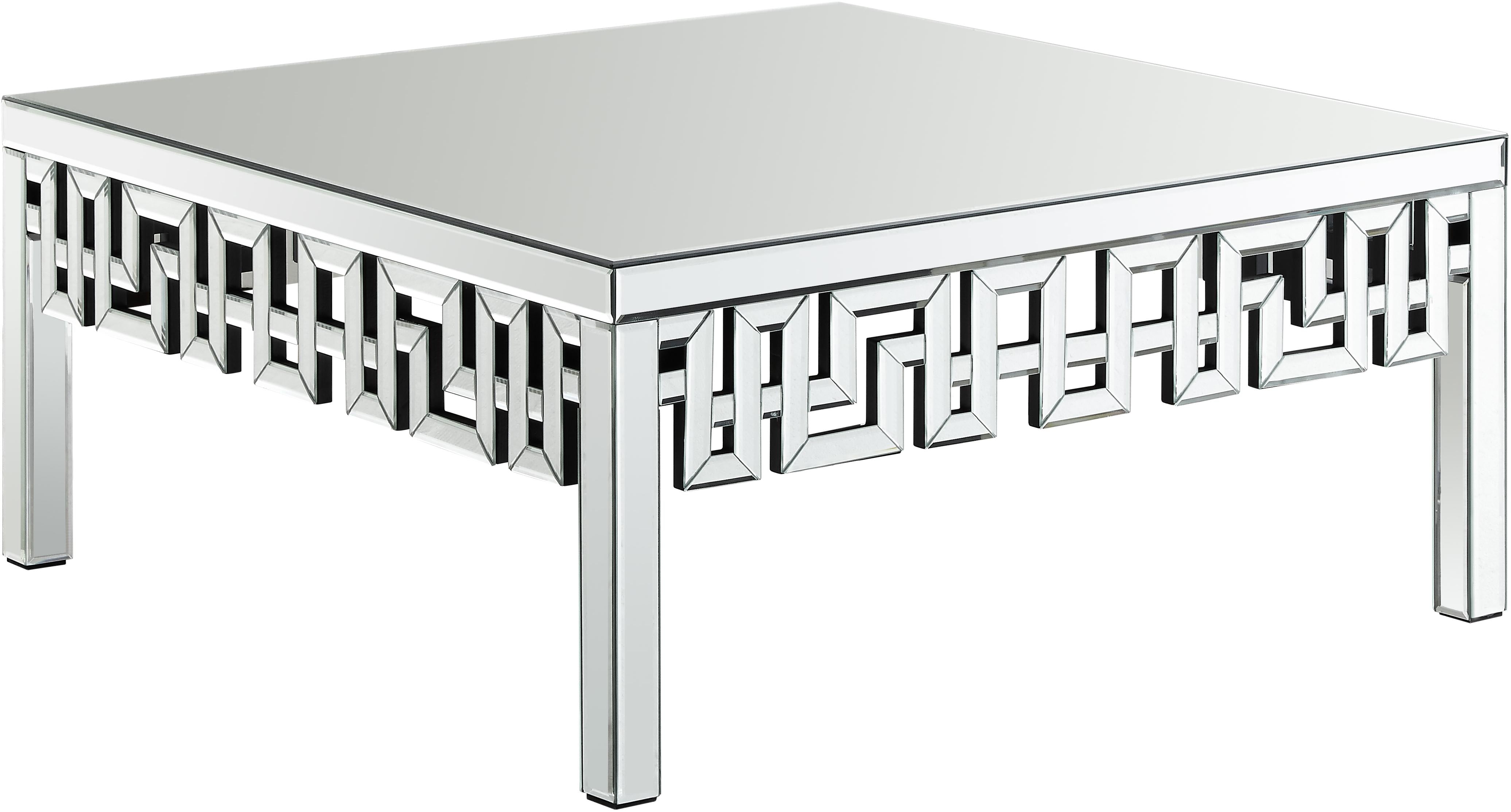 Aria Mirrored Coffee Table - Luxe Home Furnishings (Jersey City, NJ)
