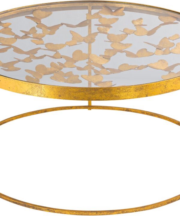 Butterfly Gold Coffee Table - Luxe Home Furnishings (Jersey City, NJ)