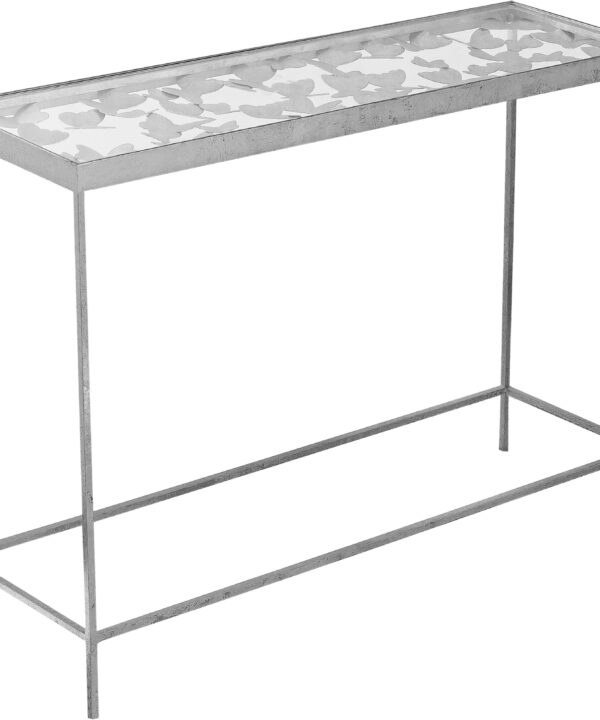 Butterfly Silver Console Table - Luxe Home Furnishings (Jersey City, NJ)