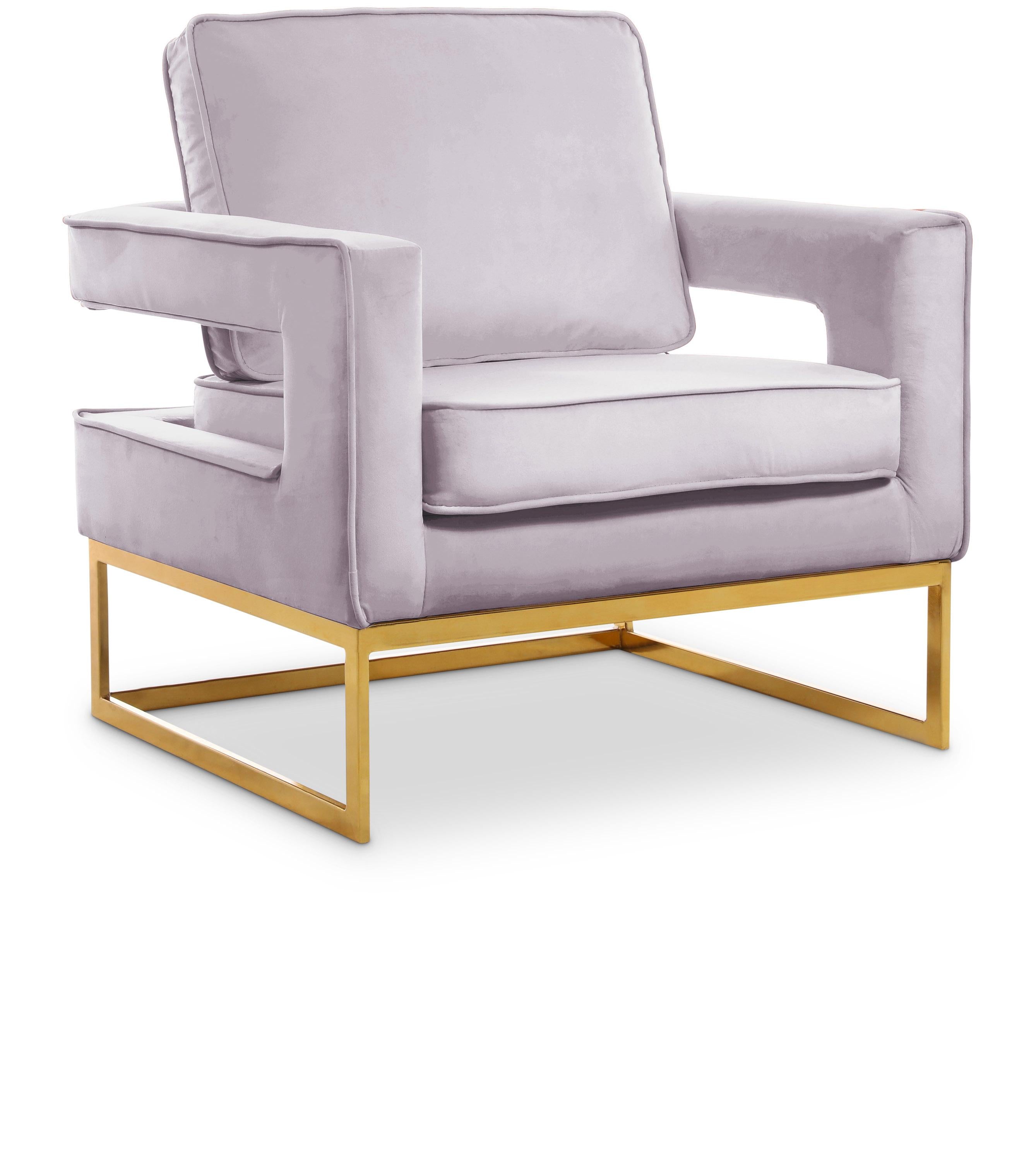 Noah Pink Velvet Accent Chair - Luxe Home Furnishings (Jersey City, NJ)
