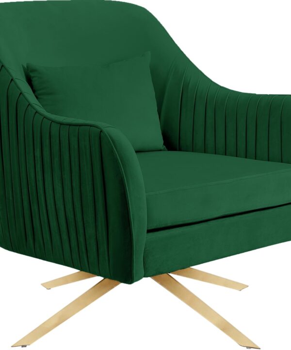 Paloma Green Velvet Accent Chair - Luxe Home Furnishings (Jersey City, NJ)