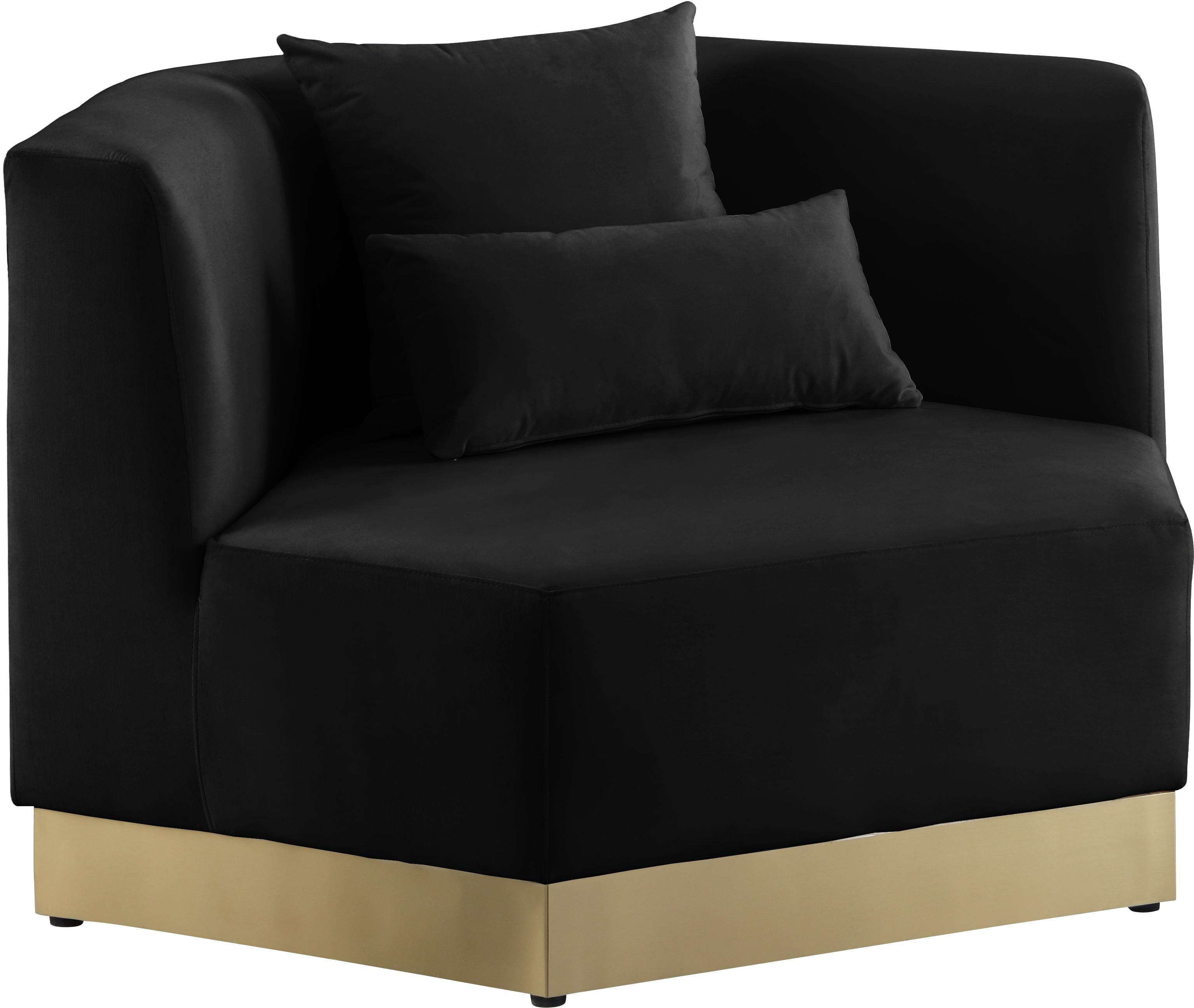Marquis Black Velvet Chair - Luxe Home Furnishings (Jersey City, NJ)