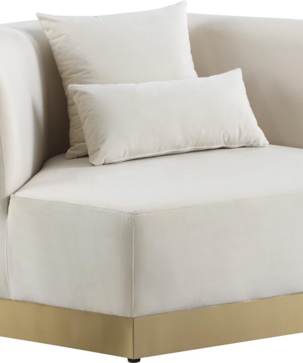 Marquis Cream Velvet Chair - Luxe Home Furnishings (Jersey City, NJ)