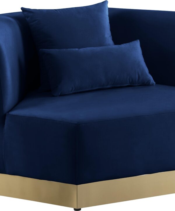 Marquis Navy Velvet Chair - Luxe Home Furnishings (Jersey City, NJ)