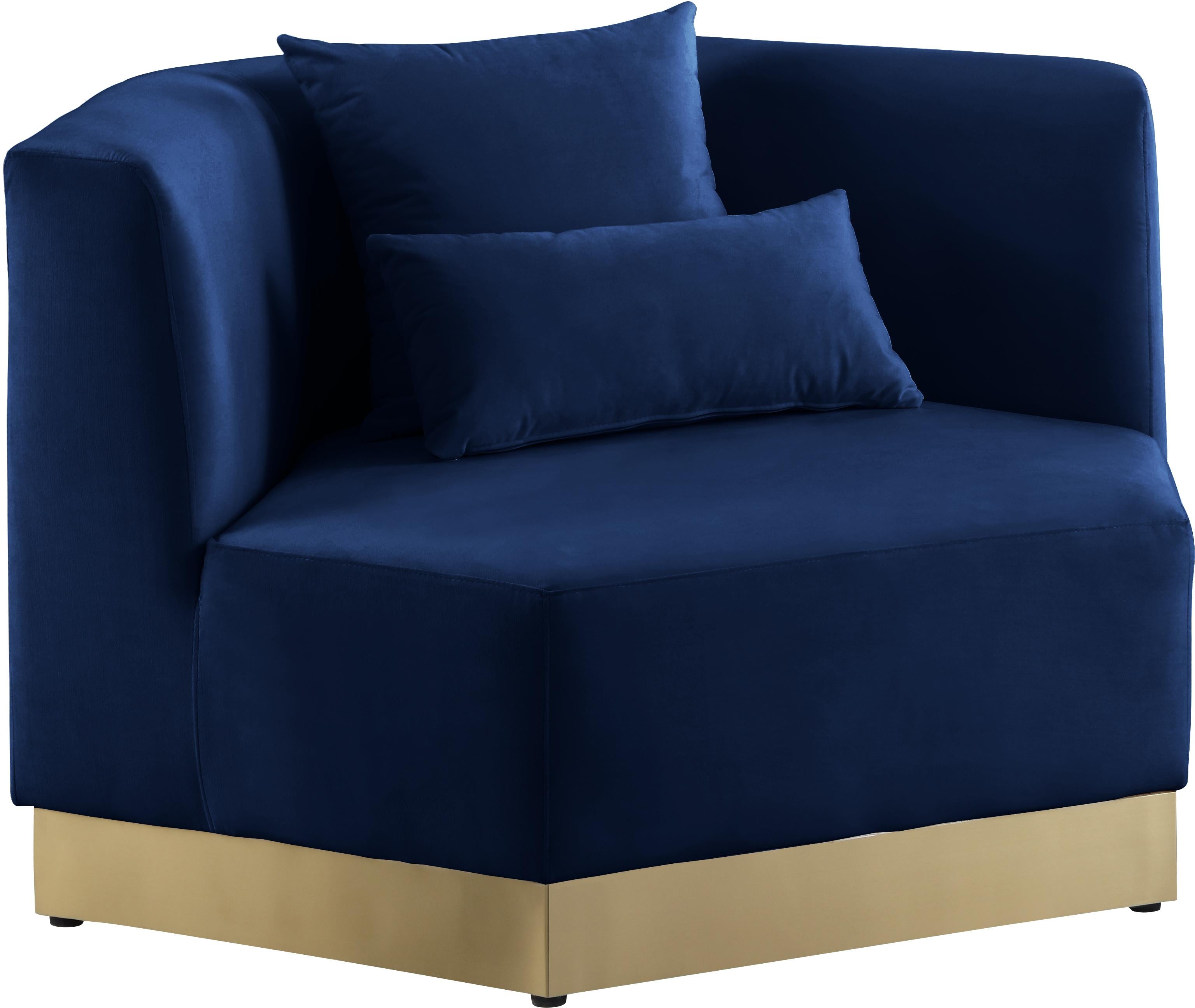 Marquis Navy Velvet Chair - Luxe Home Furnishings (Jersey City, NJ)