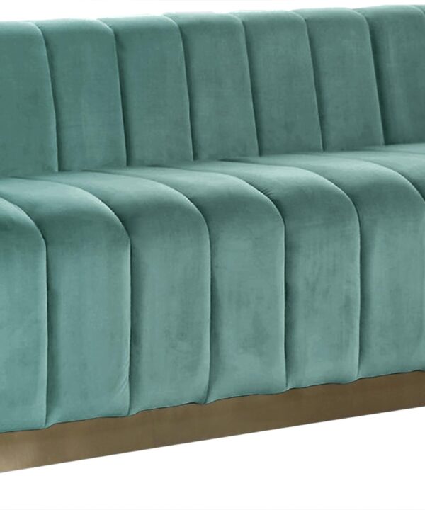 Marlon Mint Velvet Sofa - Luxe Home Furnishings (Jersey City, NJ)