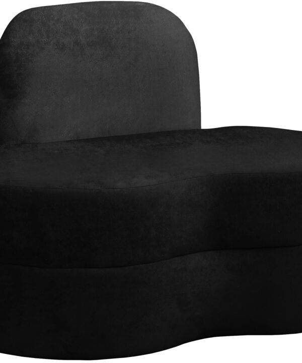 Mitzy Black Velvet Chair - Luxe Home Furnishings (Jersey City, NJ)
