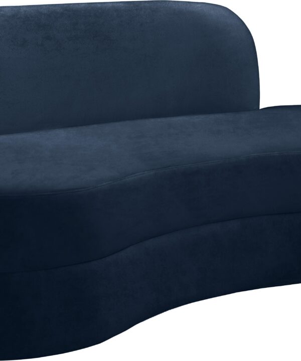 Mitzy Navy Velvet Sofa - Luxe Home Furnishings (Jersey City, NJ)
