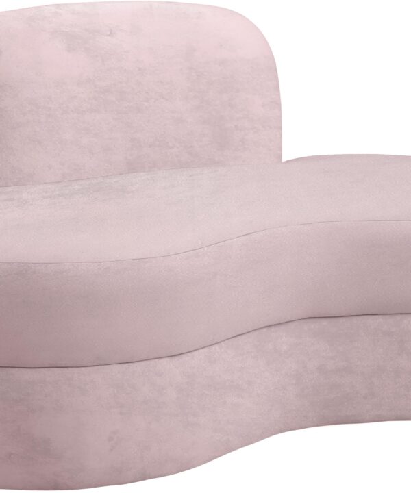 Mitzy Pink Velvet Loveseat - Luxe Home Furnishings (Jersey City, NJ)