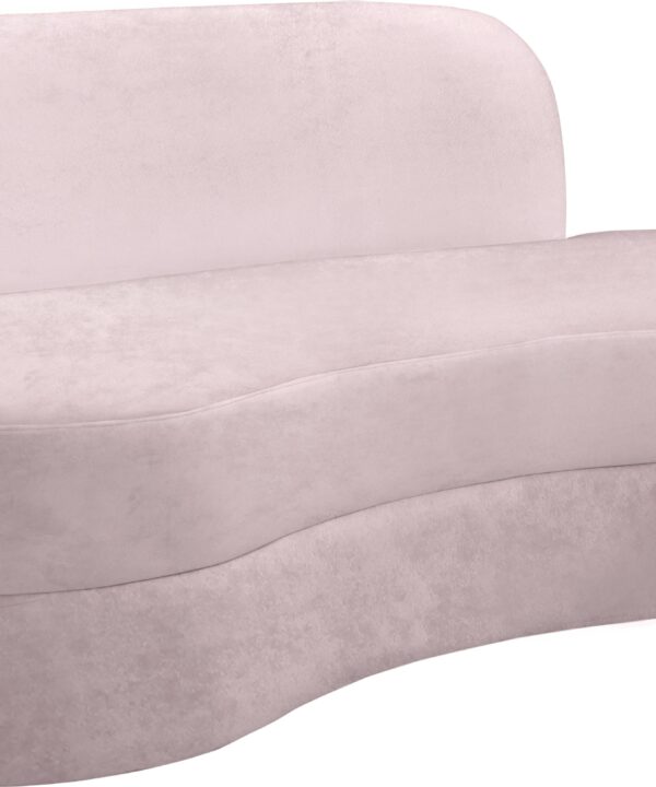 Mitzy Pink Velvet Sofa - Luxe Home Furnishings (Jersey City, NJ)