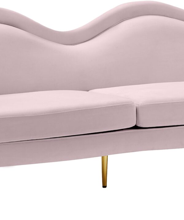Lips Pink Velvet Sofa - Luxe Home Furnishings (Jersey City, NJ)