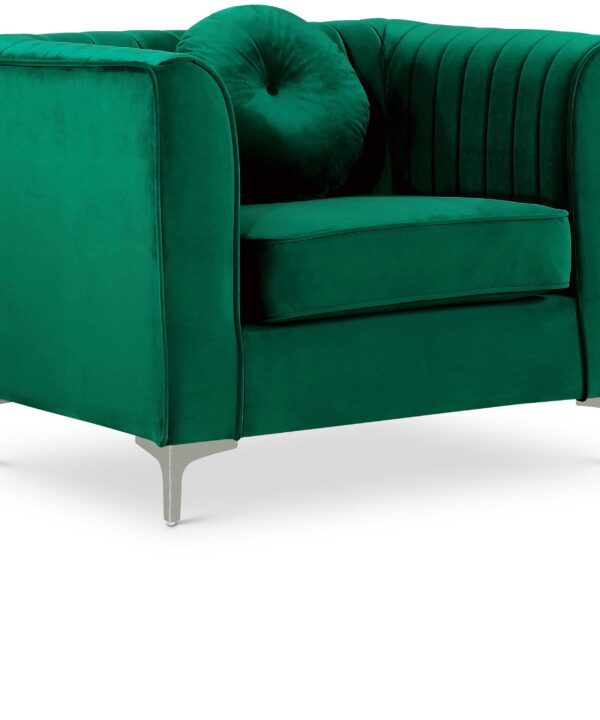 Isabelle Green Velvet Chair - Luxe Home Furnishings (Jersey City, NJ)