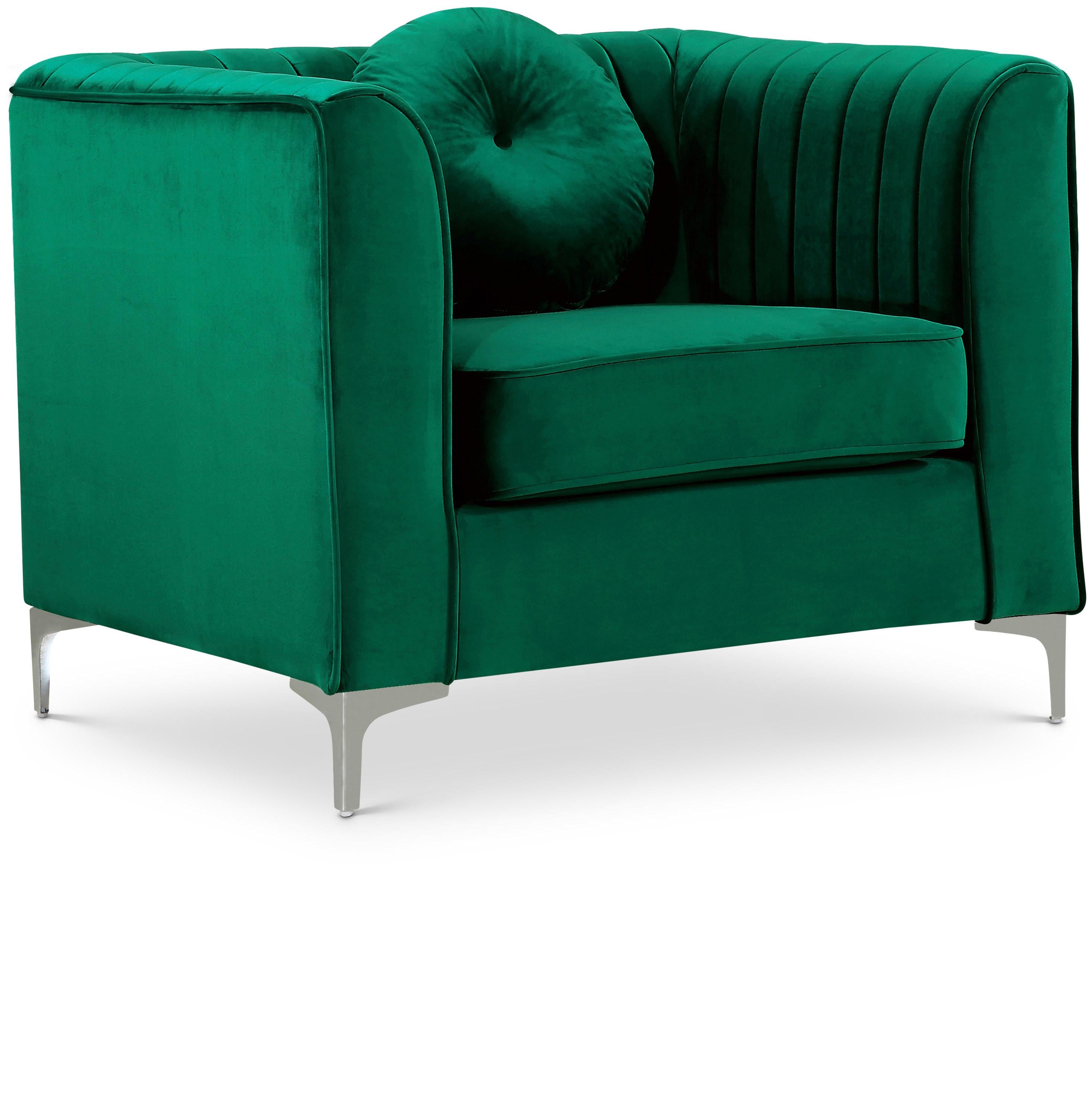 Isabelle Green Velvet Chair - Luxe Home Furnishings (Jersey City, NJ)