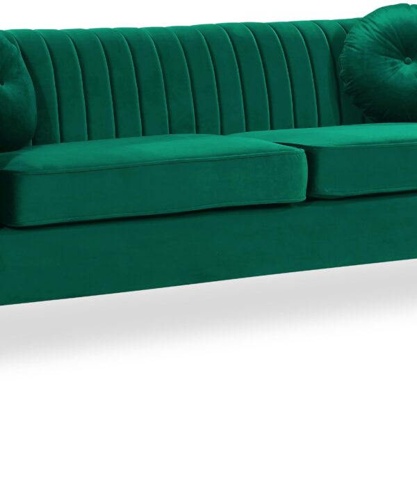 Isabelle Green Velvet Sofa - Luxe Home Furnishings (Jersey City, NJ)