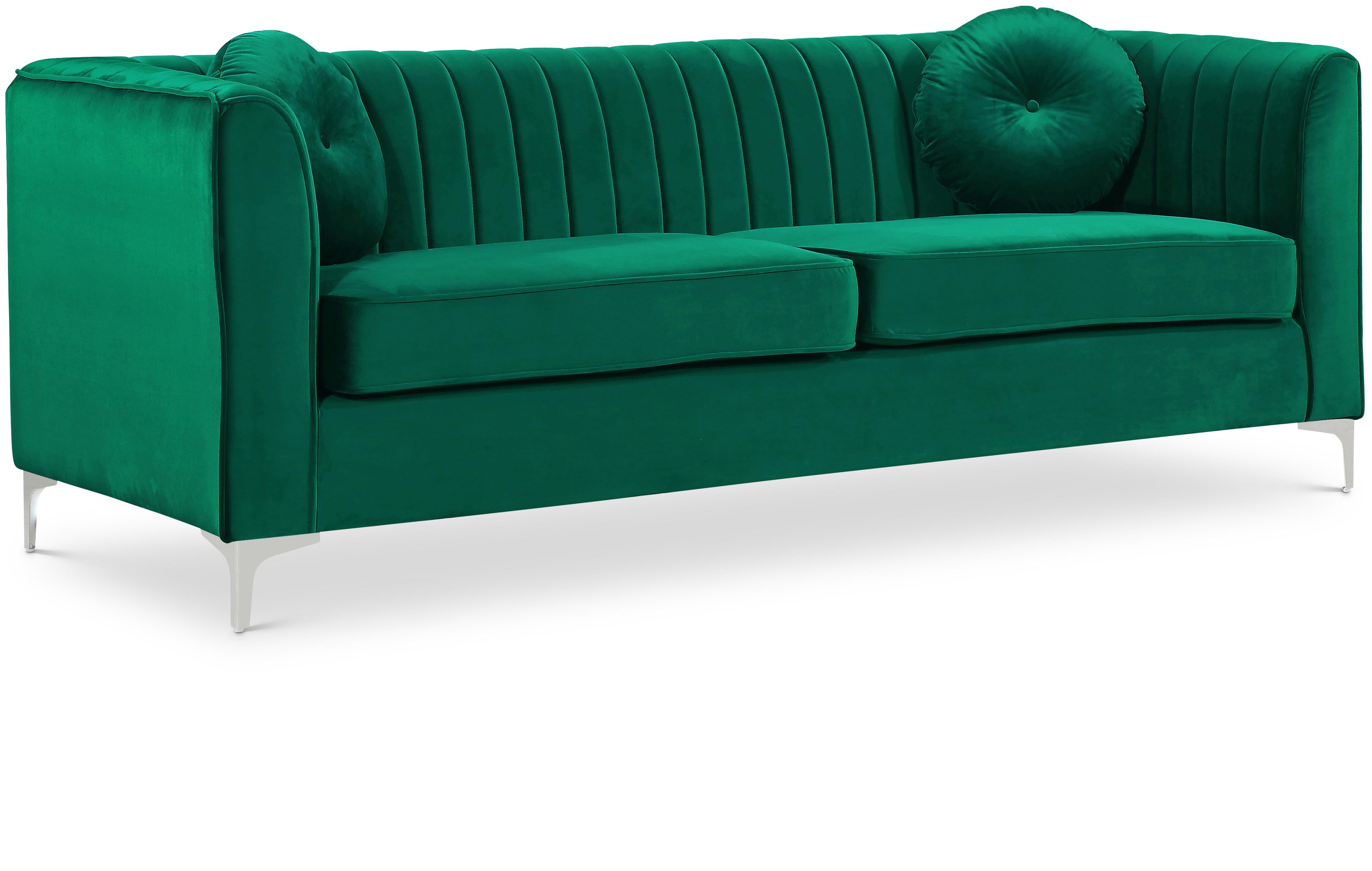 Isabelle Green Velvet Sofa - Luxe Home Furnishings (Jersey City, NJ)