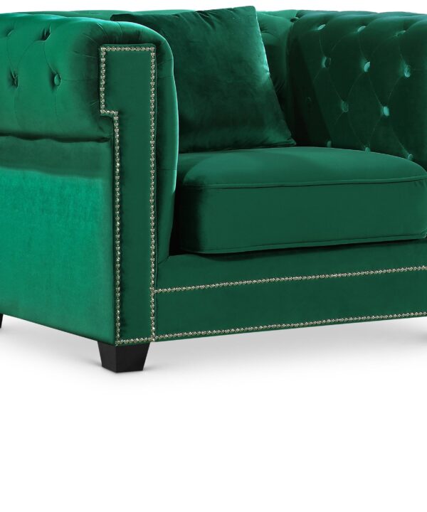 Bowery Green Velvet Chair - Luxe Home Furnishings (Jersey City, NJ)