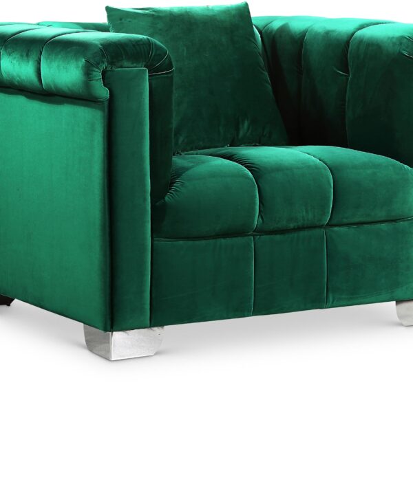 Kayla Green Velvet Chair - Luxe Home Furnishings (Jersey City, NJ)